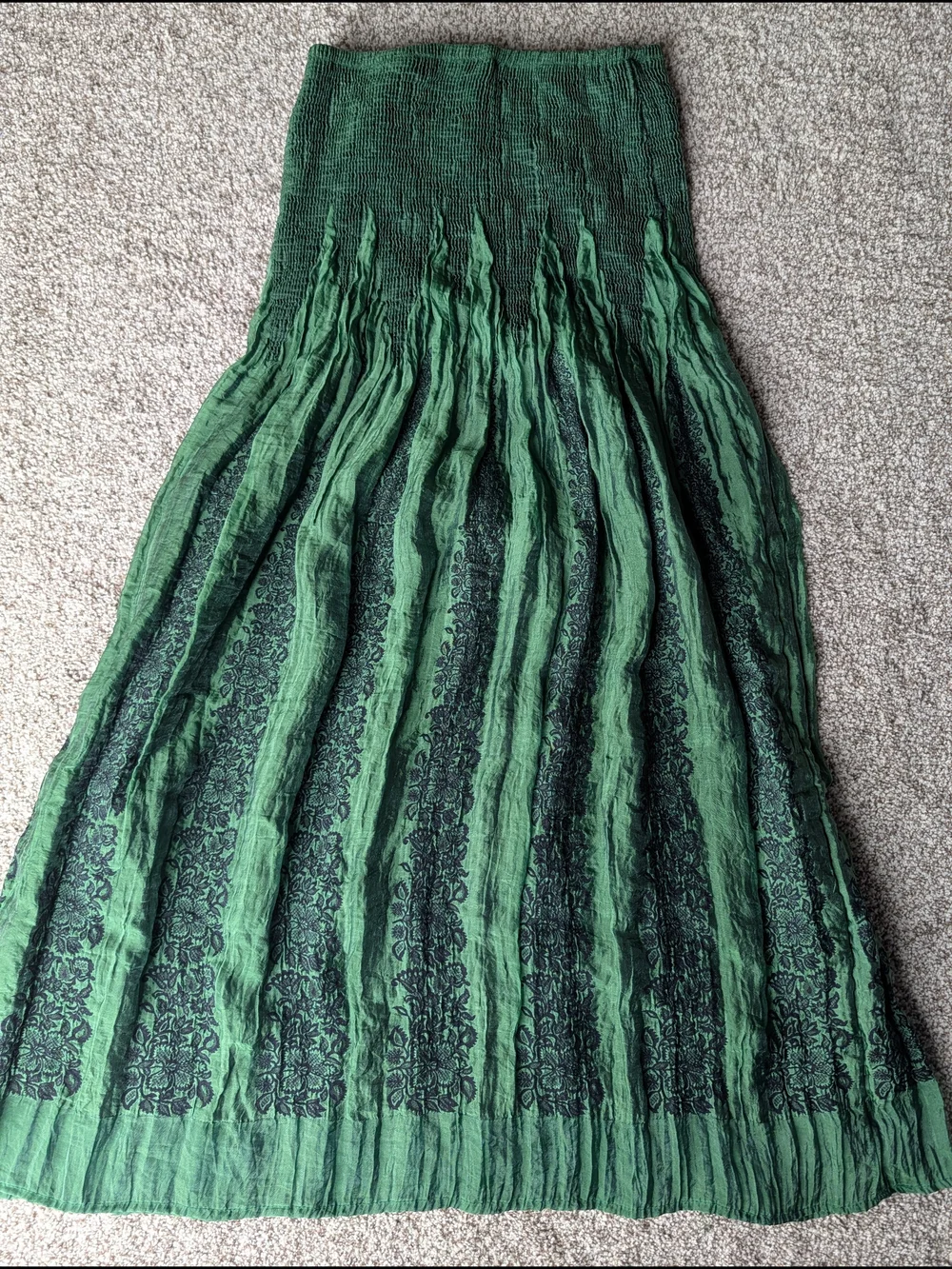 Lapis Convertible Maxi Skirt Strapless Dress Boho Festival - Picture 2 of 5